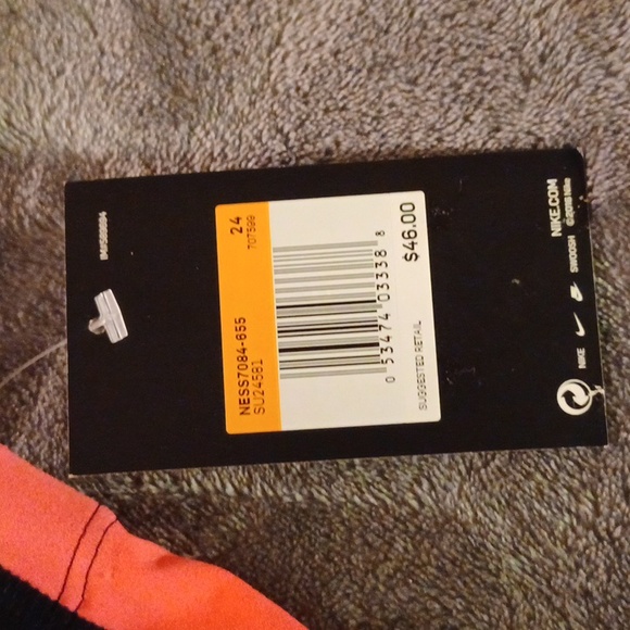 NIKE SWIM SHORTS PINK & BLACK SIZE 8-10 YEARS - Picture 4 of 5